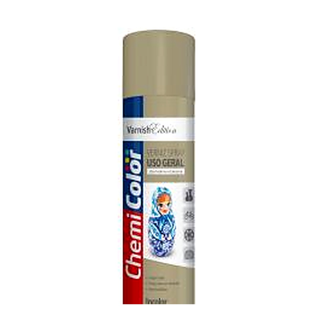 Tinta spray uso geral verniz 400 ml Chemicolor