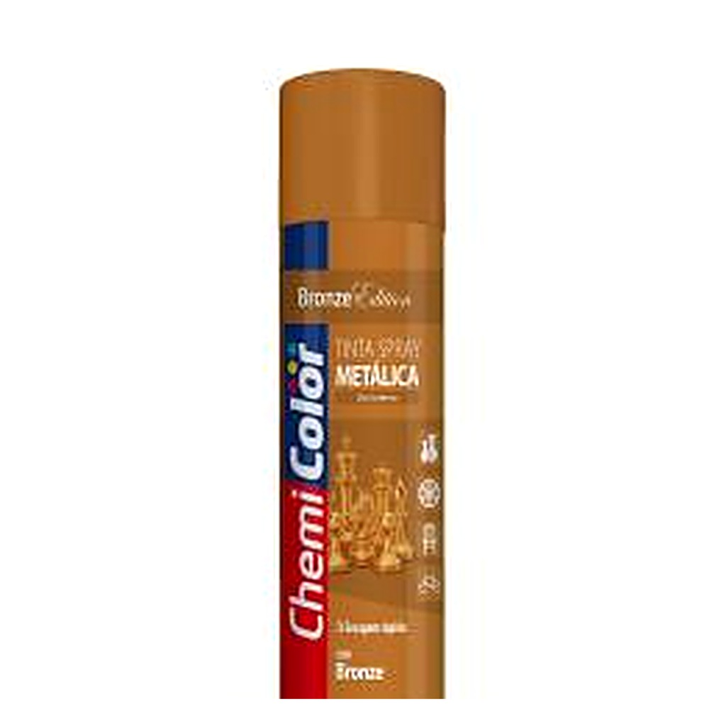 Tinta spray metálica bronze 400 ml Chemicolor