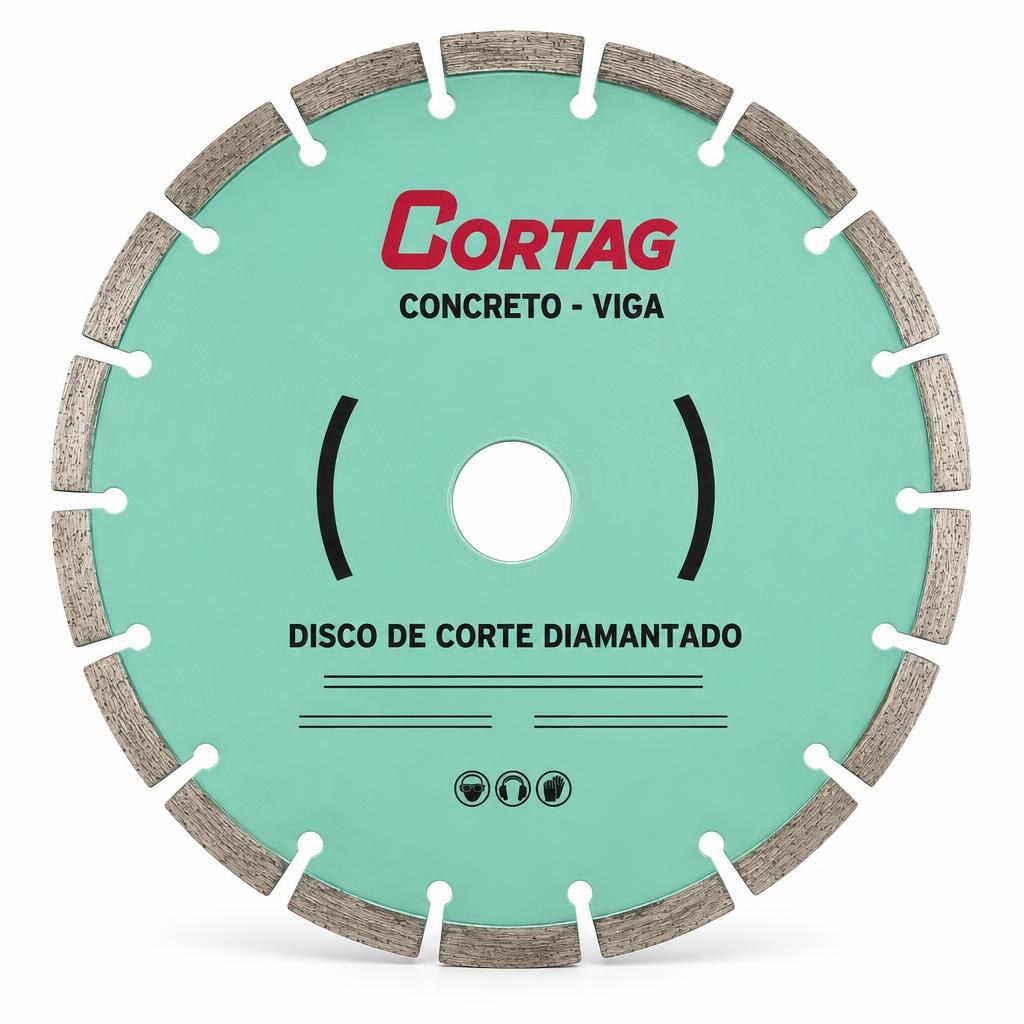 Disco de corte diamantado concreto/viga 230 mm Cortag