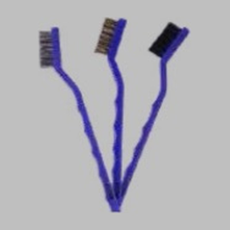 Kit de Escovas Detalhamento Automotivo Azul Vonixx 3 peças