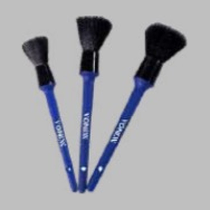 Kit de Pincéis Detalhamento Automotivo Ultra Macios Vonixx 3 peças