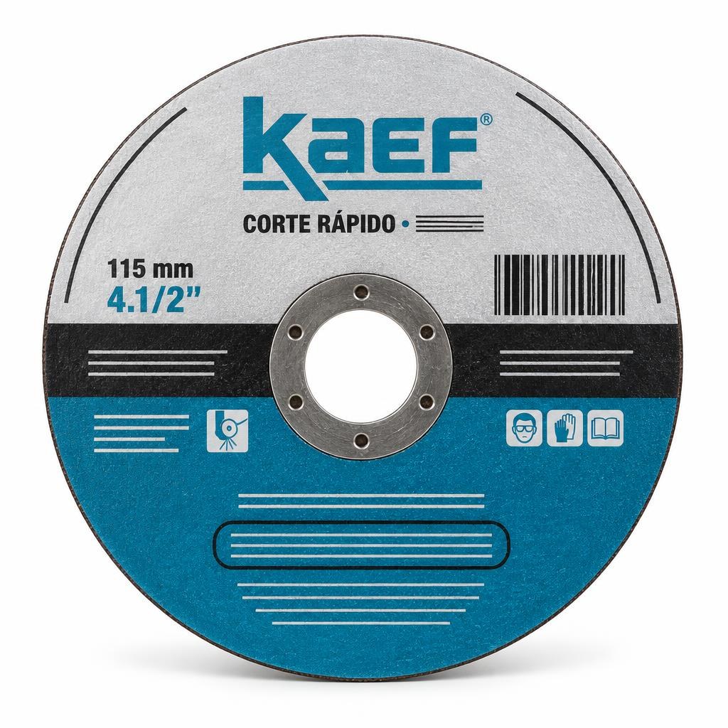 Disco de corte inox 115 mm Kaef