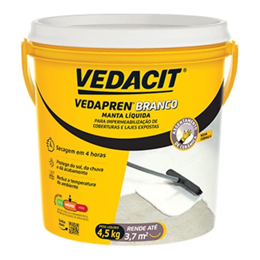 Vedapren Branco manta líquida 3,6 L Vedacit