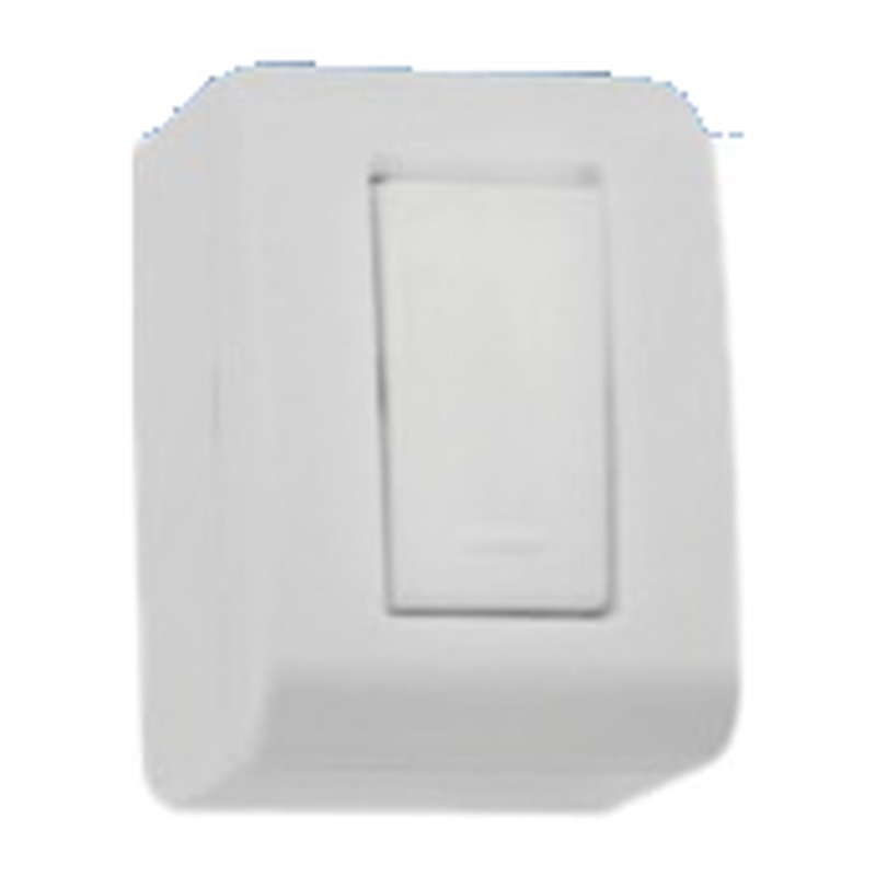 Interruptor sobrepor 1 tecla simples 10A Lizflex branco Tramontina