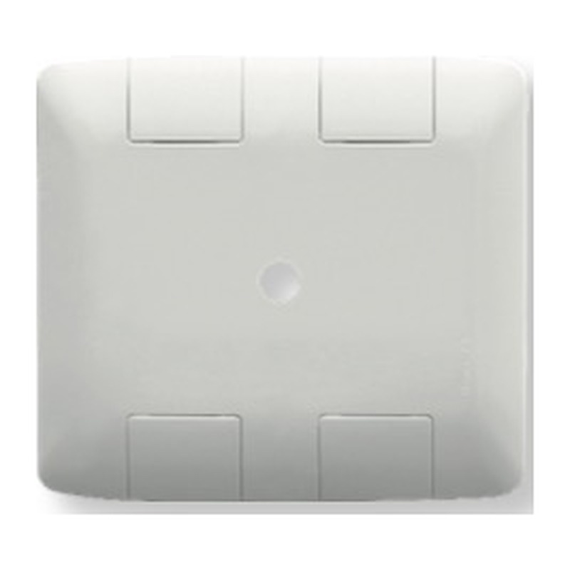 Placa 4x4 + suporte 1 furo 9,5 mm Aria branca Tramontina