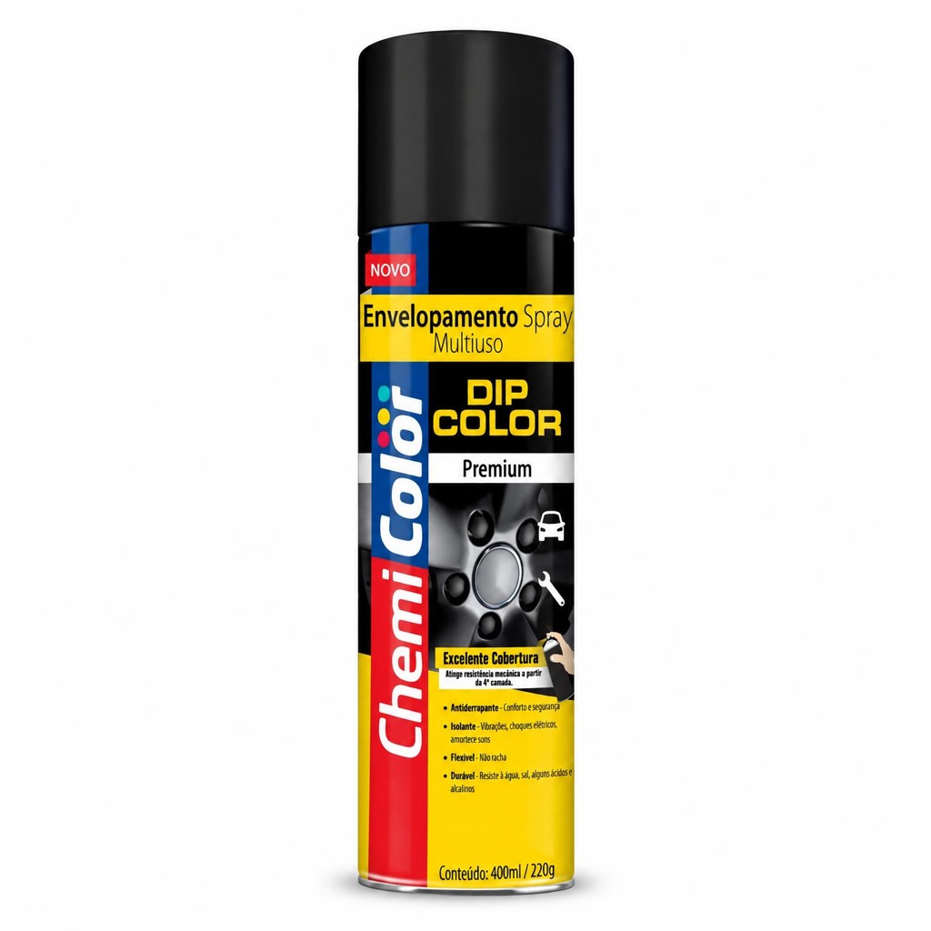 Envelopamento spray Dip Color verde luminoso 400 ml Chemicolor