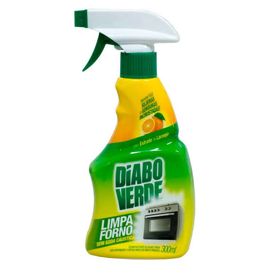 Diabo Verde Limpa Forno Sem Soda Cáustica Spray 300ml