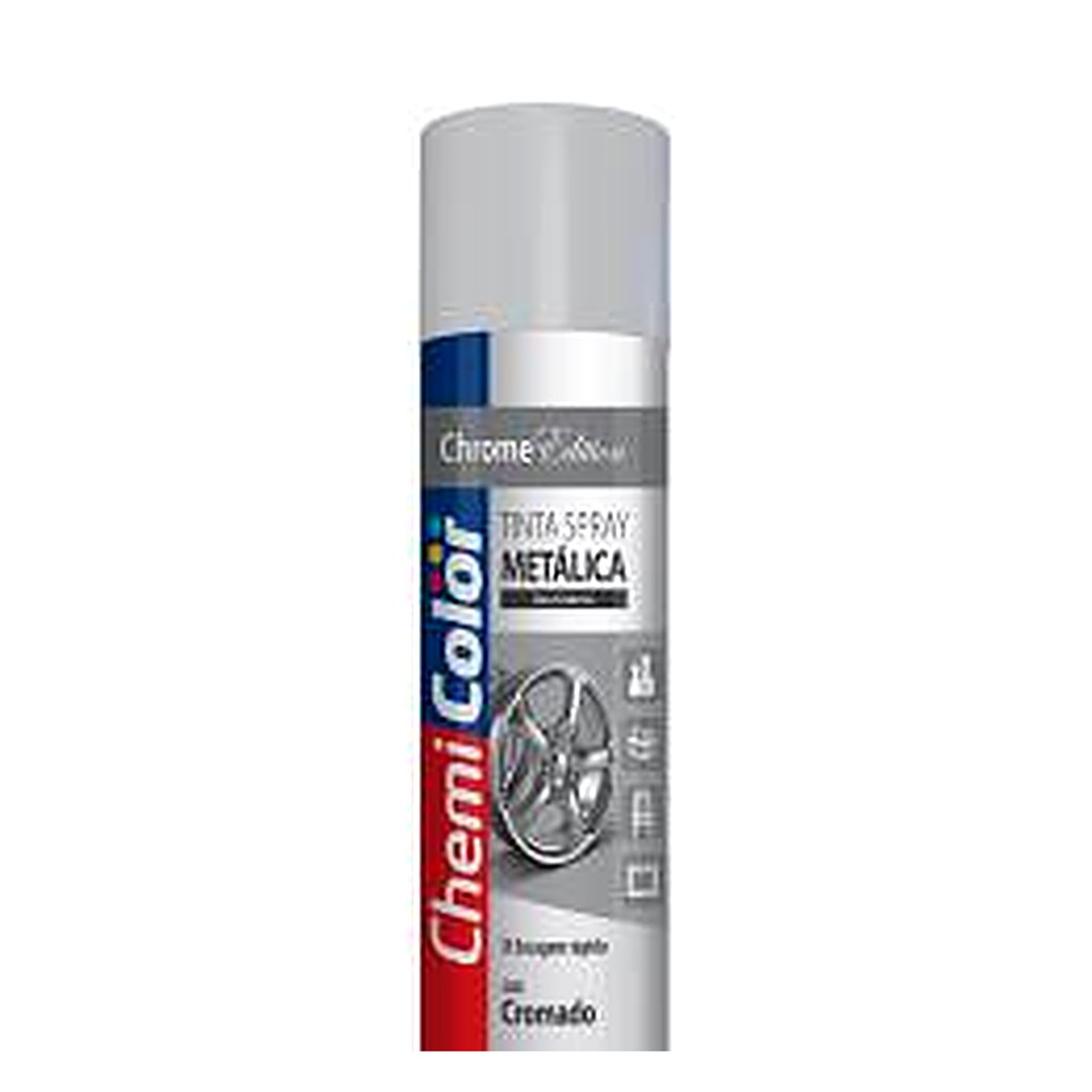Tinta spray metálica cromado 400 ml Chemicolor