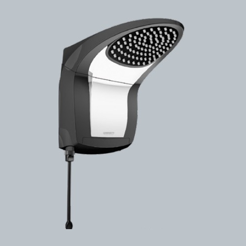 Chuveiro Acqua Jet Ultra Eletrônico Lorenzetti Preto com Cromado