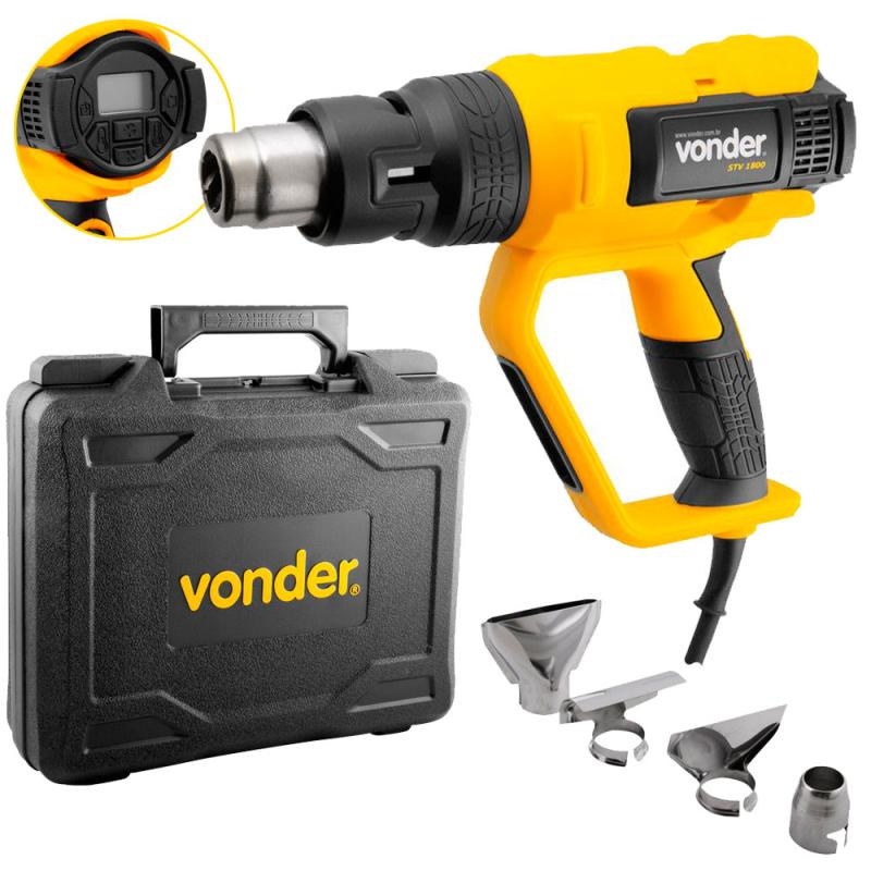 Soprador Térmico Digital 1800W 2 Estágios STV 1800 com Maleta e Bicos