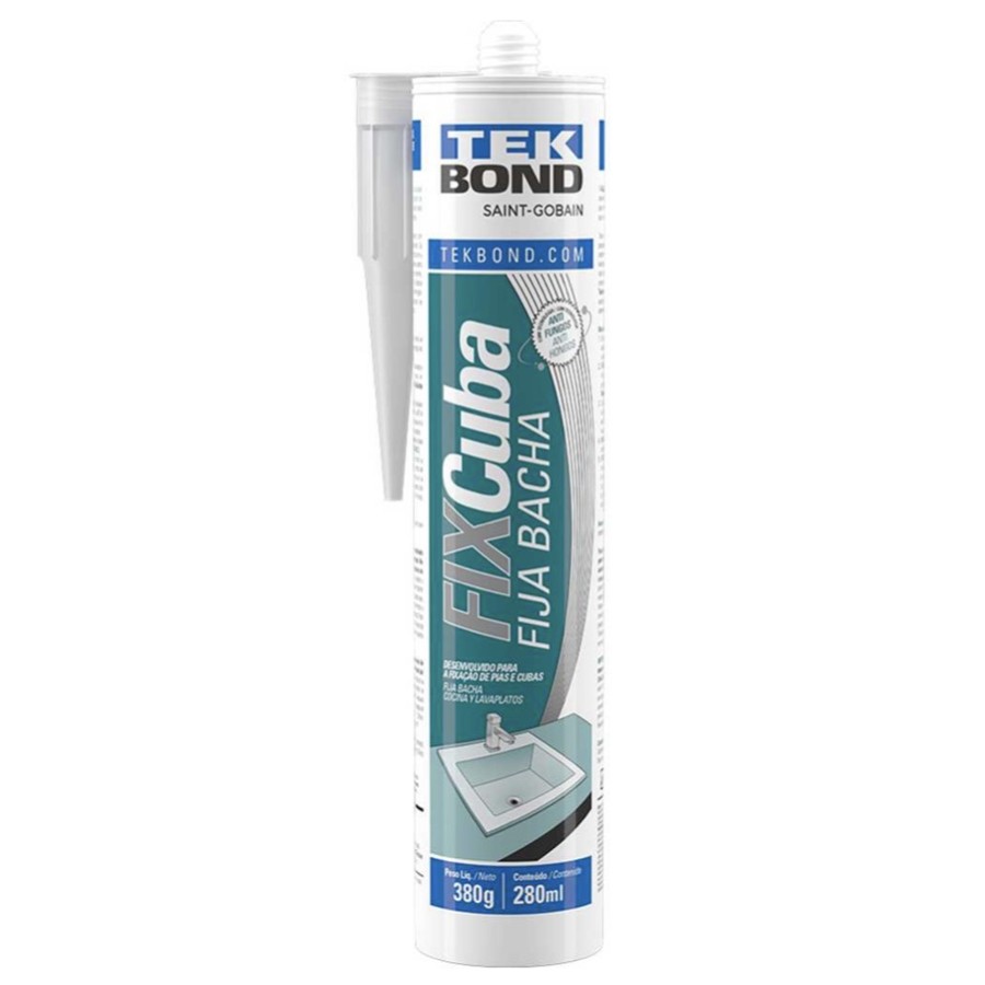 Adesivo Fix Cuba cinza 380 g Tekbond