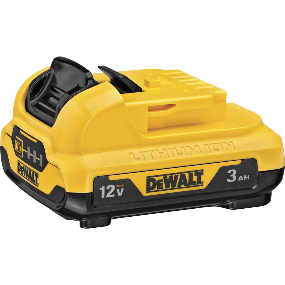 Bateria de íons de lítio, 3 Ah 12 V MAX, DCB124YY DEWALT