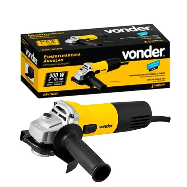 Esmerilhadeira Angular 5 POL 900W EAV-905V VONDER