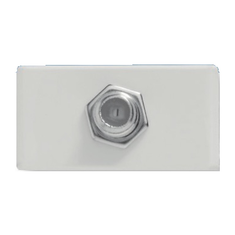 Módulo tomada TV SAT coaxial direta Liz branco Tramontina