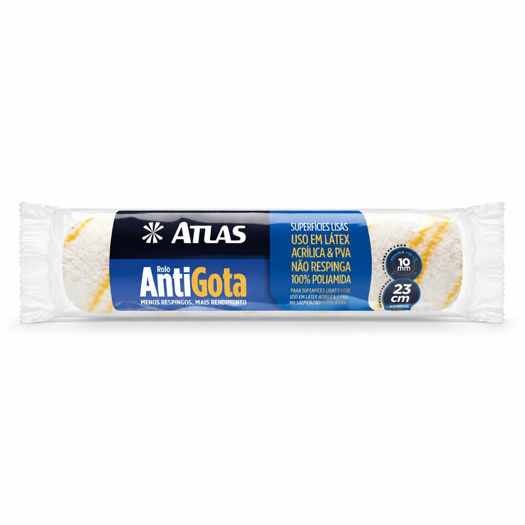 Rolo AntiGota 23 cm lã 10 mm Atlas