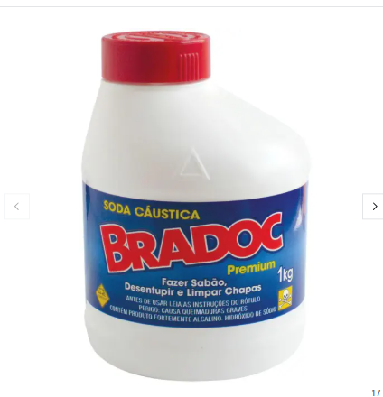 Soda Cáustica Bradoc 1k