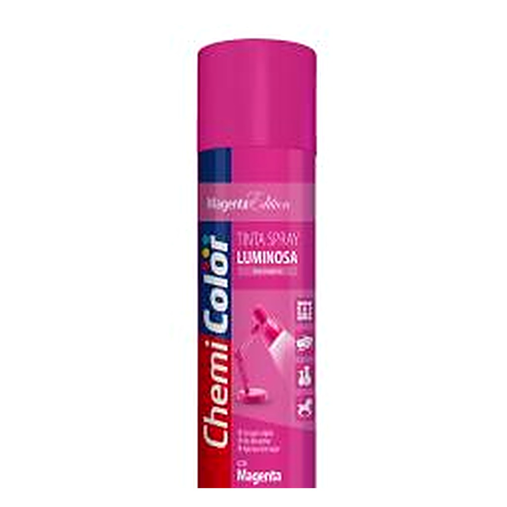 Tinta spray luminosa magenta 400 ml Chemicolor