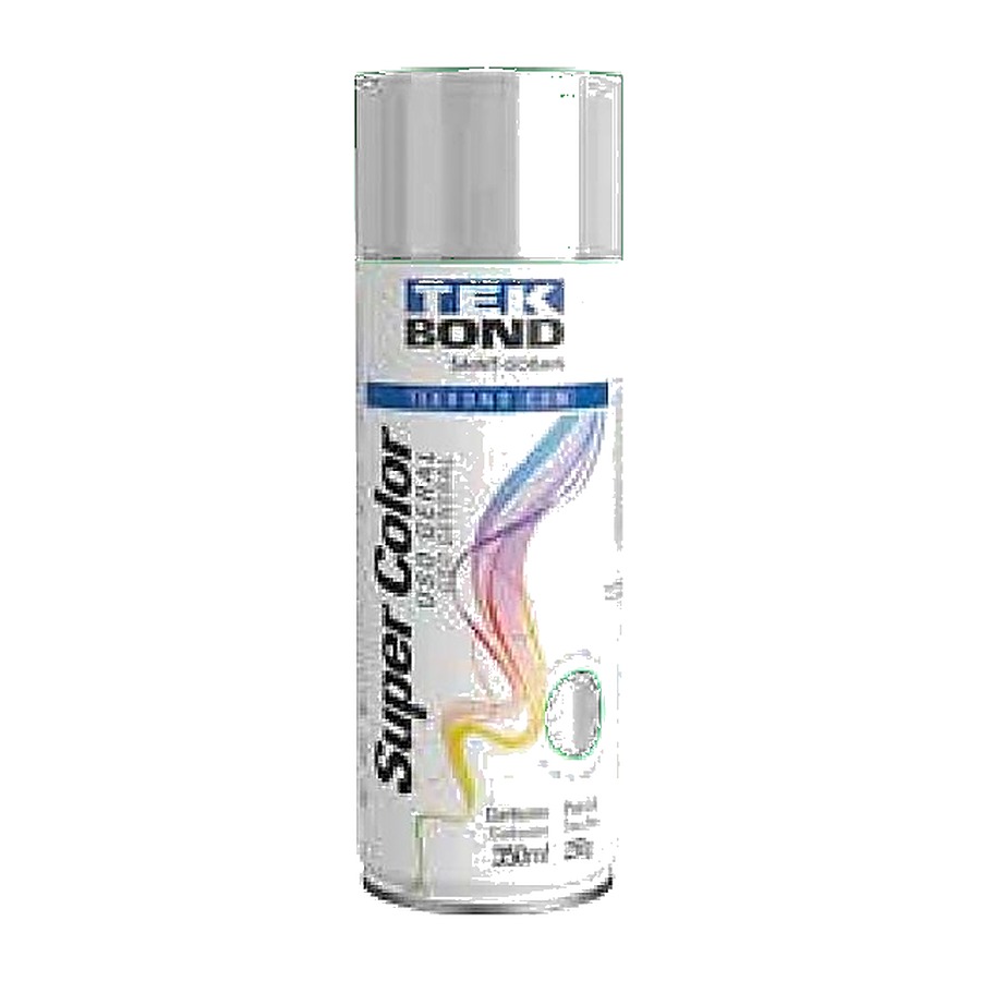 Tinta spray Super Color uso geral alumínio 350 ml Tekbond
