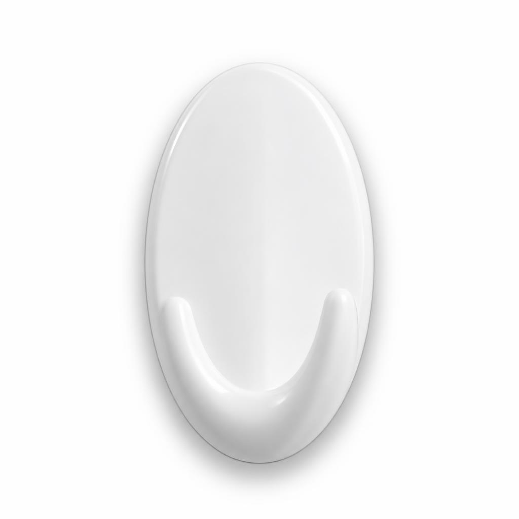 Gancho adesivo plástico branco 0,7 kg Atlas (3 peças mistas)