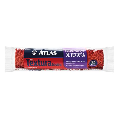 rolo de textura rustica 23 cm atlas