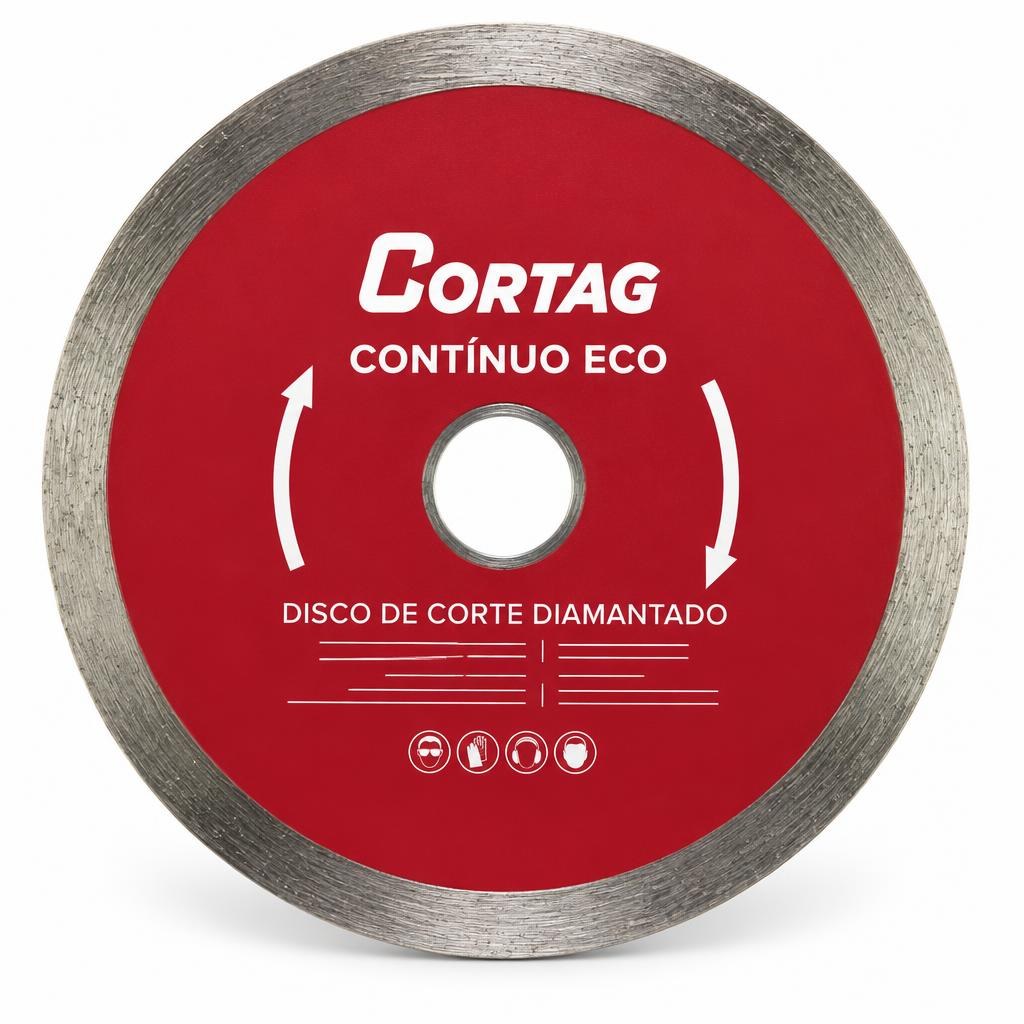 Disco de corte diamantado contínuo Eco 110 mm Cortag
