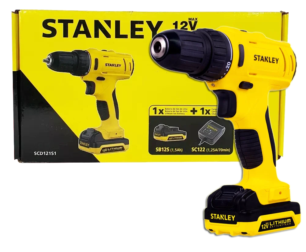 Parafusadeira Bateria Stanley SCD121S1