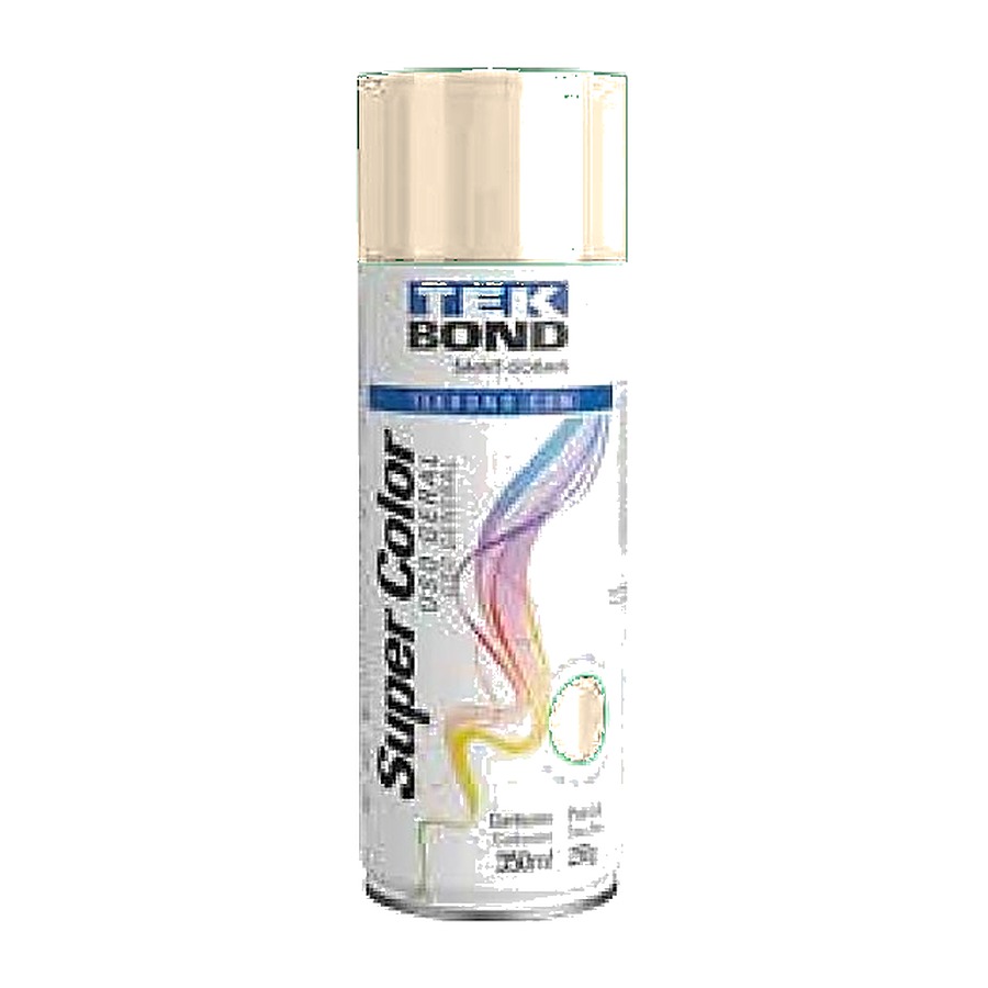 Tinta spray Super Color uso geral bege 350 ml Tekbond