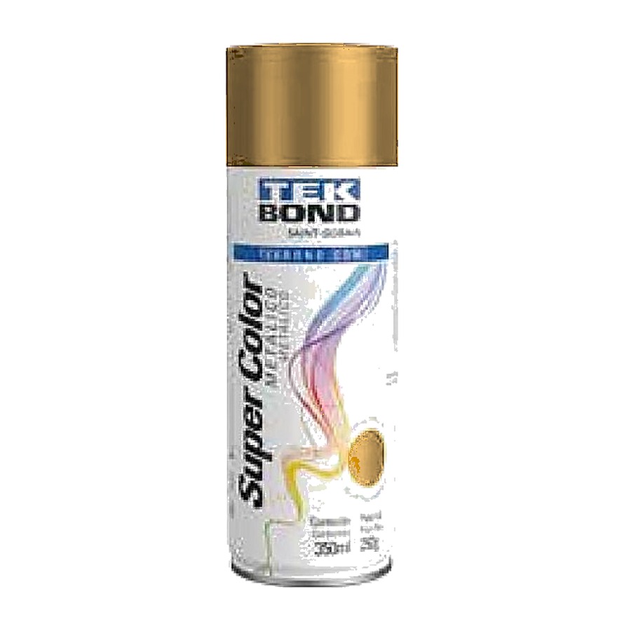 Tinta spray Super Color metálico cobre 350 ml Tekbond