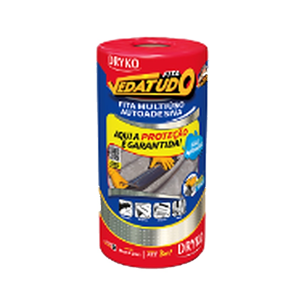 Manta asfáltica aluminizada Drykofita Vedatudo 30 cm x 10 m Dryko