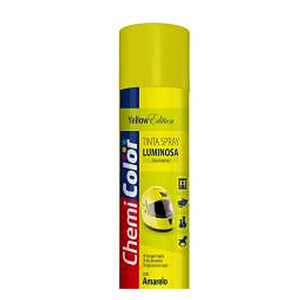 Tinta spray luminosa amarelo 400 ml Chemicolor