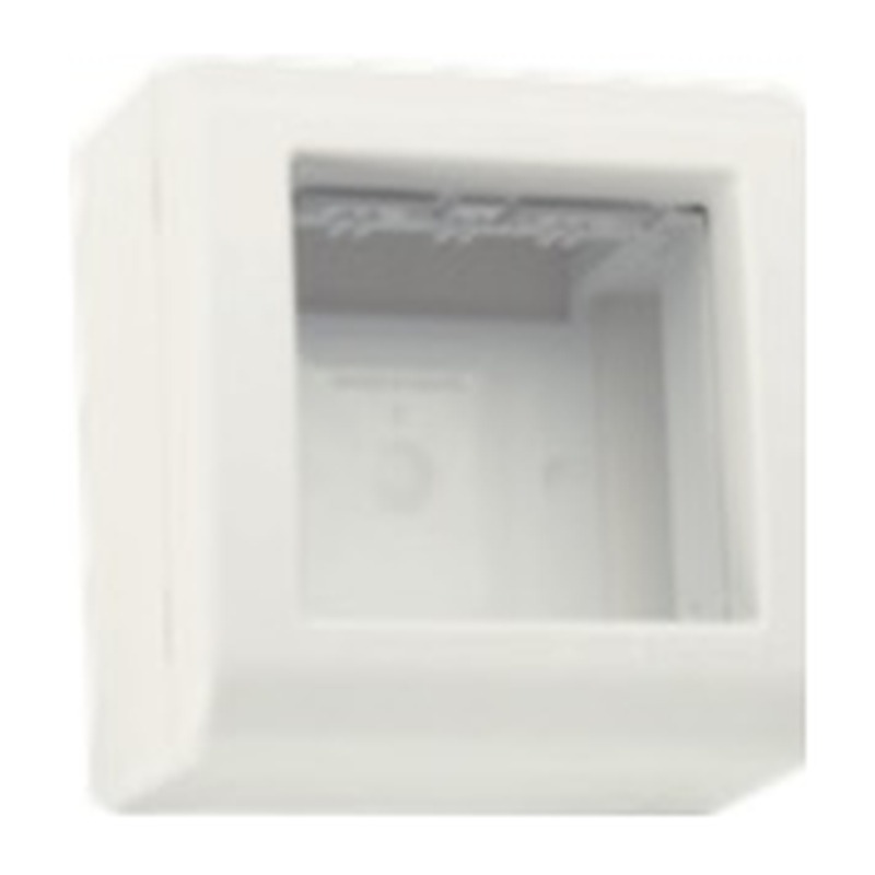 Caixa sobrepor + tampa 2 postos Lizflex branca Tramontina