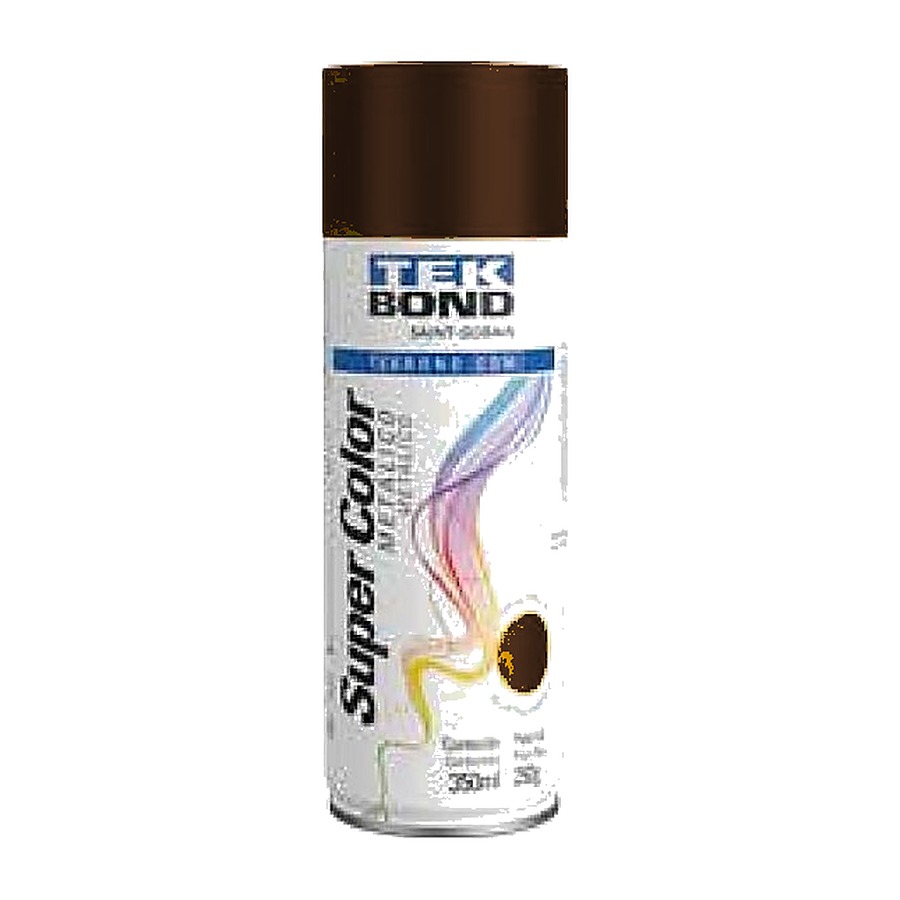Tinta spray Super Color metálico bronze 350 ml Tekbond