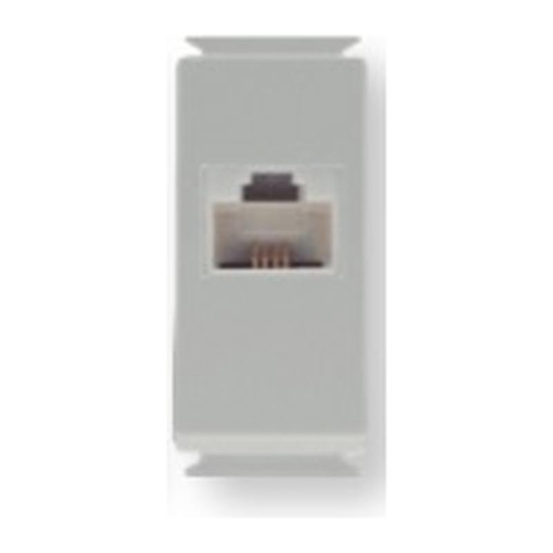 Módulo tomada RJ45 Cat6 Aria branco Tramontina
