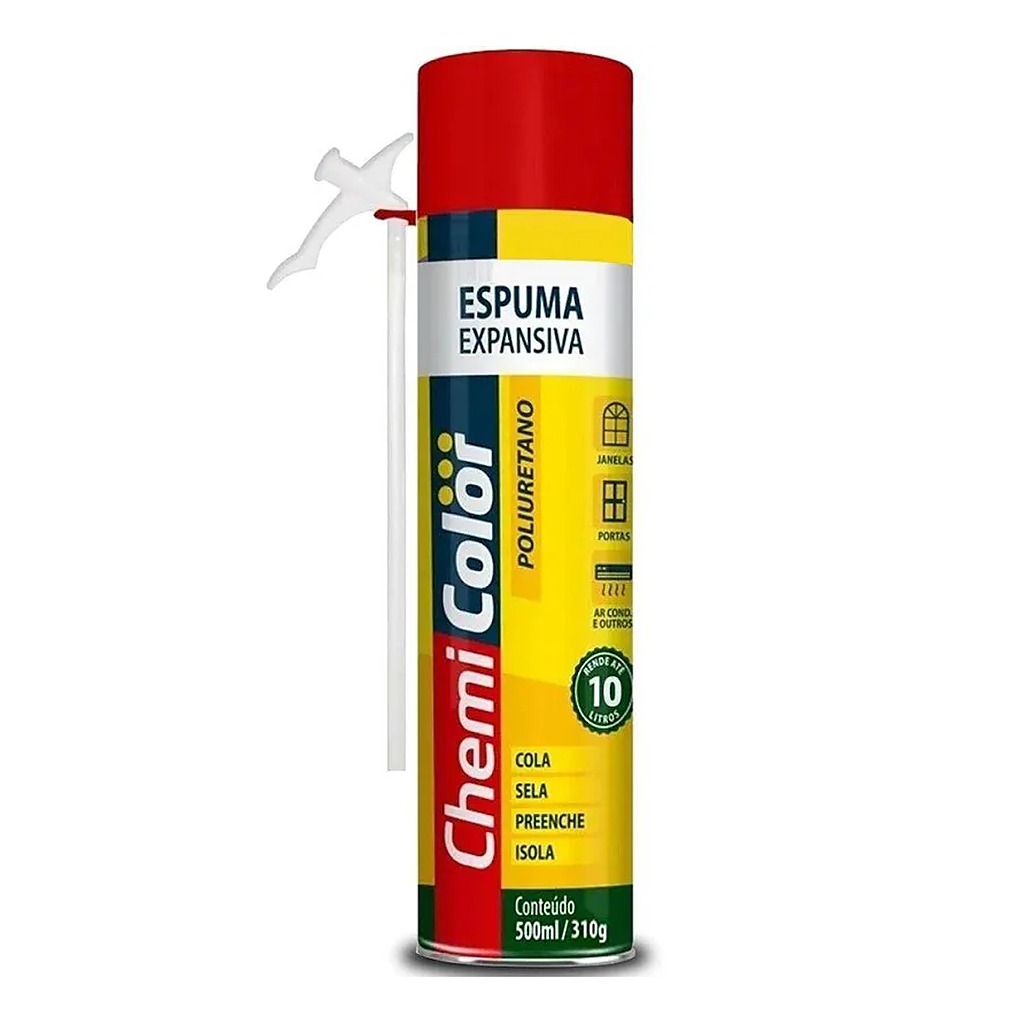 Espuma expansiva poliuretano 500 ml / 310 g Chemicolor