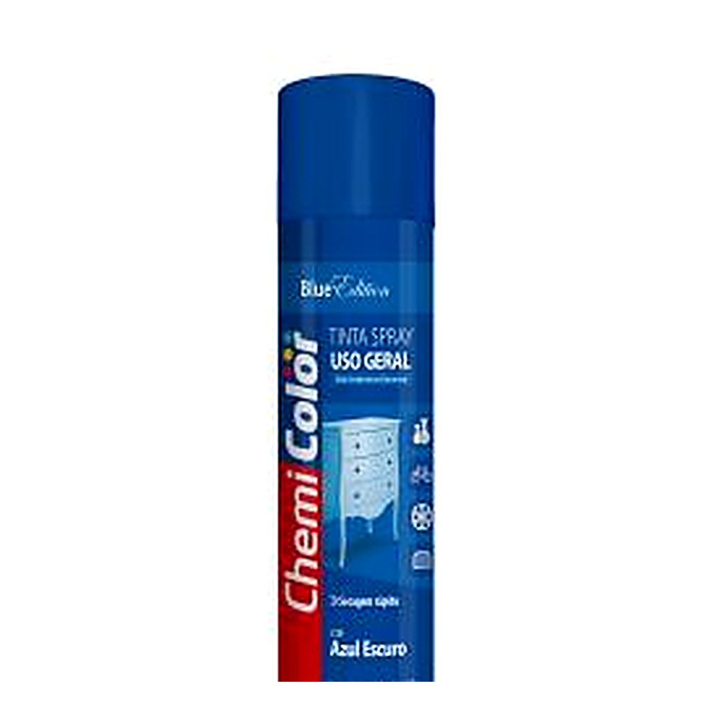 Tinta spray uso geral azul escuro 400 ml Chemicolor