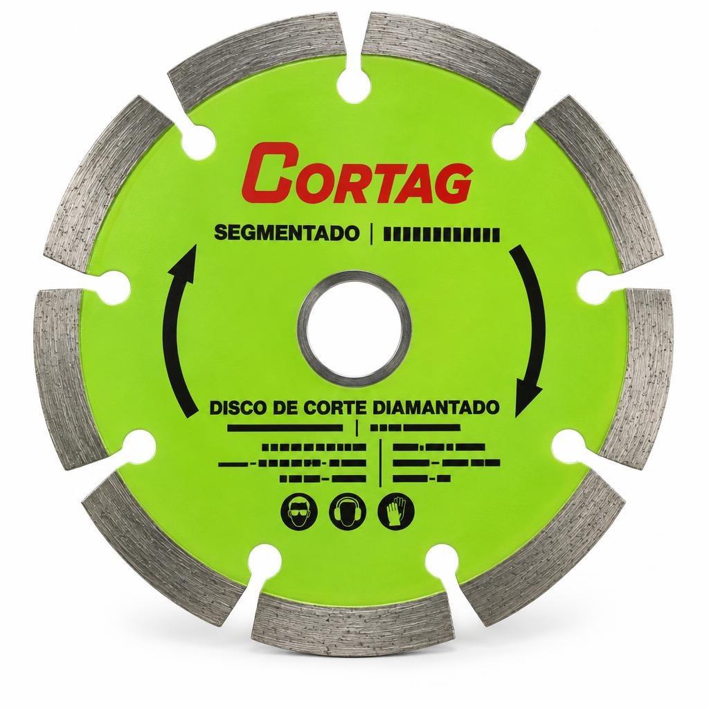 Disco de corte diamantado segmentado 180 mm Cortag