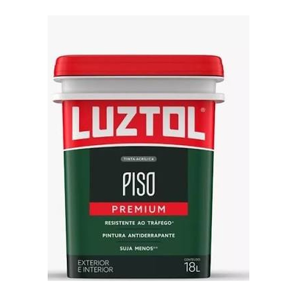 Tinta acrílica piso premium tabaco 18 L Luztol