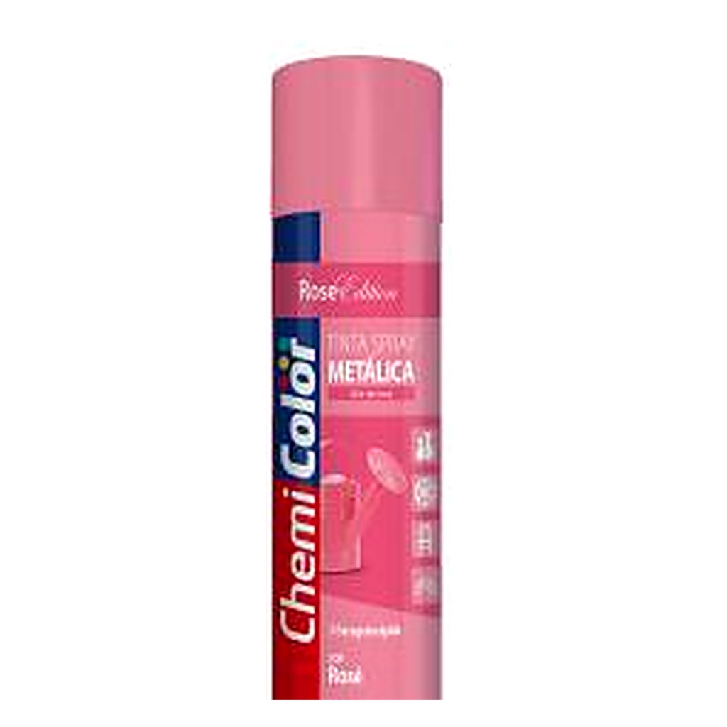 Tinta spray metálica rosé 400 ml Chemicolor