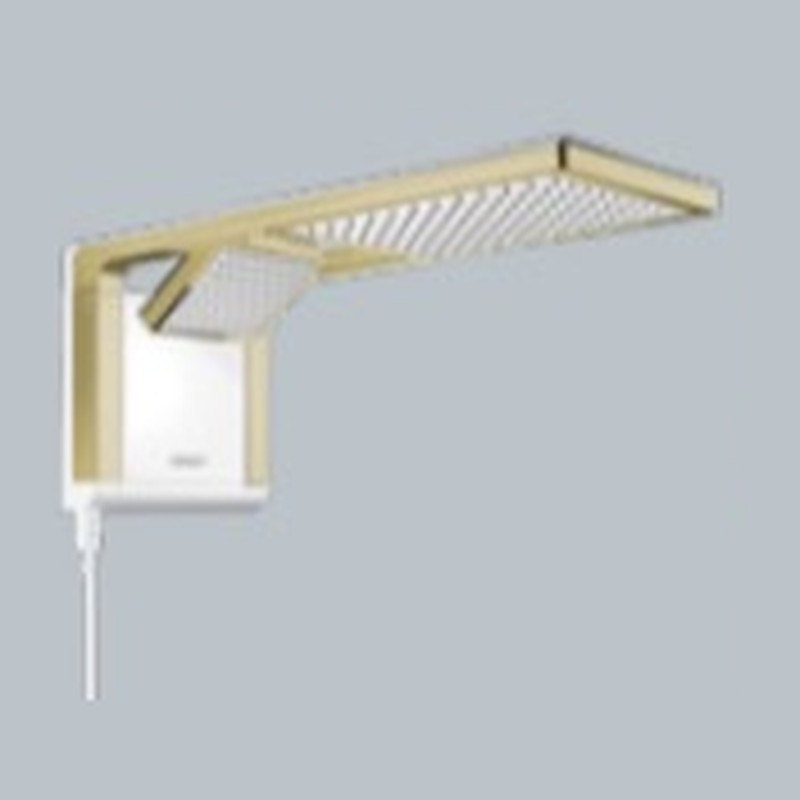 Chuveiro Acqua Duo Ultra Eletrônico Lorenzetti Branco com Matte Gold