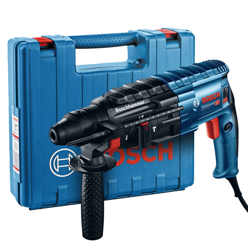 Martelete Perfurador GBH 2-24 D Bosch Rompedor 820W SDS-Plus com Maleta GBH 2-24 D