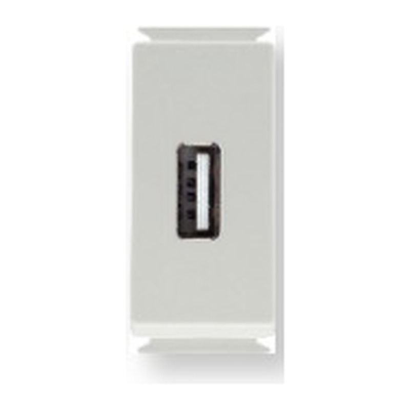 Módulo tomada USB bivolt 1,5A Aria branco Tramontina