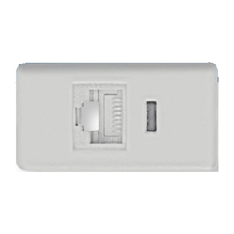 Módulo tomada RJ45 Cat6 Liz branco Tramontina